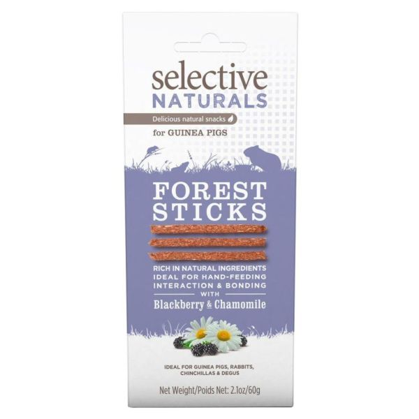 Selective Naturals Blackberry & Chamomile Forest Sticks for Guinea Pigs