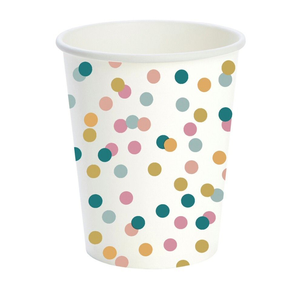 N.J Products 24cl Dream Dots Paper Cups (Pack of 10)