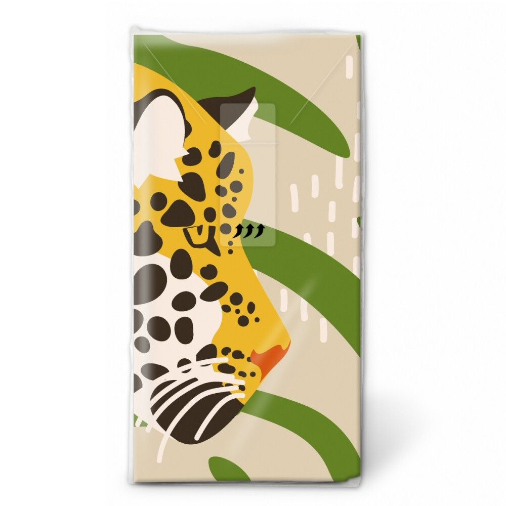N.J Products Amur Leopard Hanky (Pack of 10)