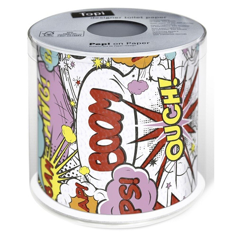 N.J Products Ouch! Comic Design Toilet Roll