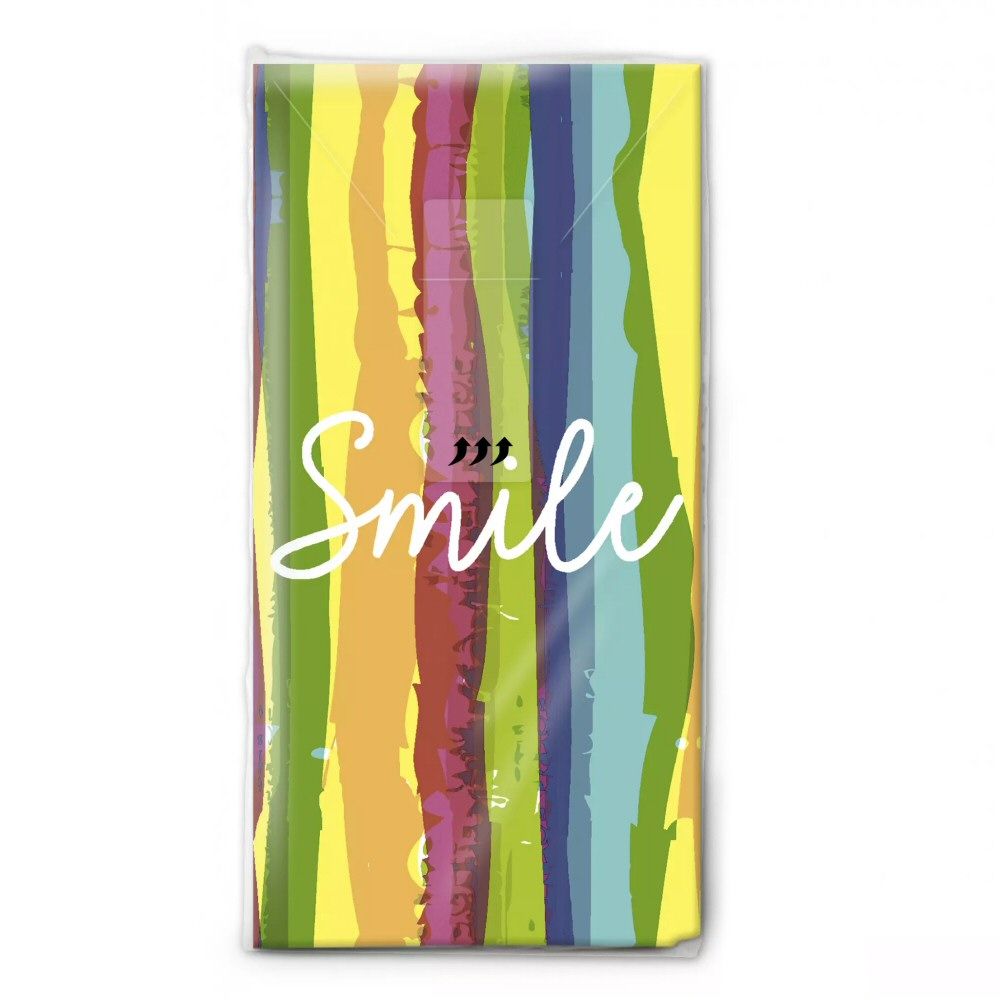 N.J Products 22cm Smile Hanky (Pack of 10)