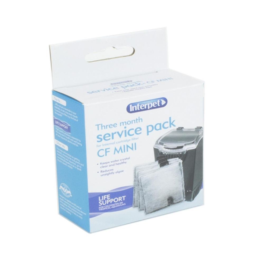 Interpet Internal Cartridge Filter CF Mini - 3 Month Service Kit