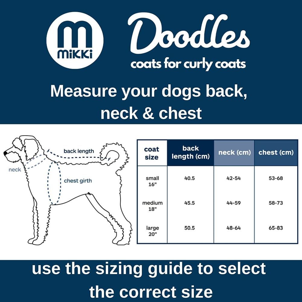 Mikki Doodles Medium Dog Coat