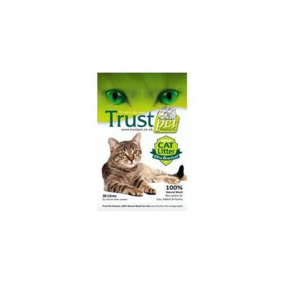 Trust Pet 30L Wood Pellet Cat Litter