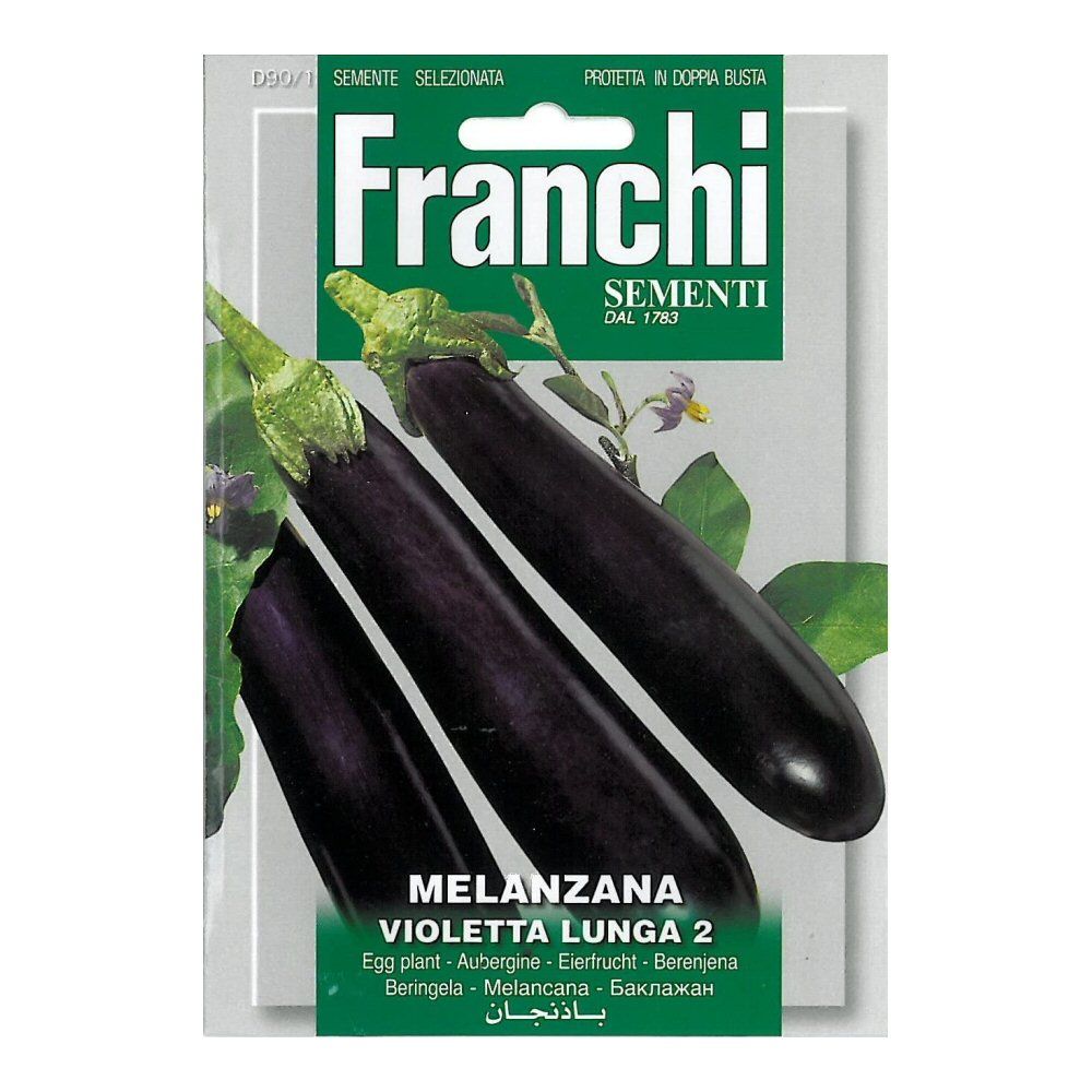  Salerno Seeds Long Eggplant Melanzana Lunga Di Napoli 4 Grams  Made in Italy Italian Non-GMO : Patio, Lawn & Garden