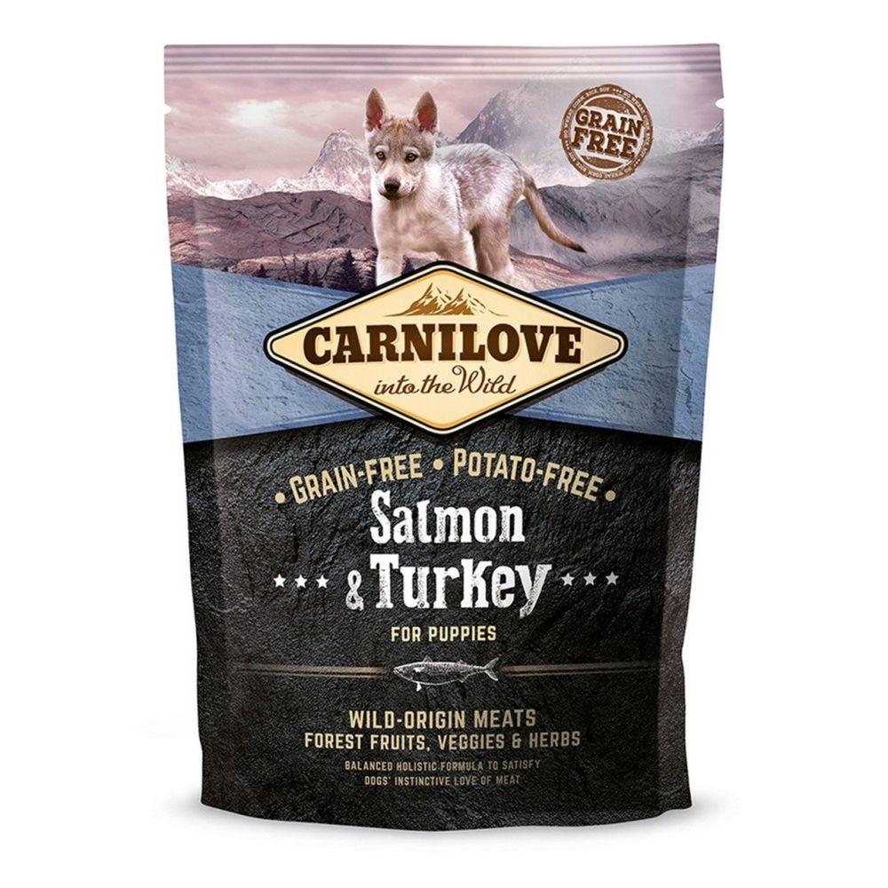 Carnilove 1.5kg Salmon & Turkey Dry Dog Food For Puppies