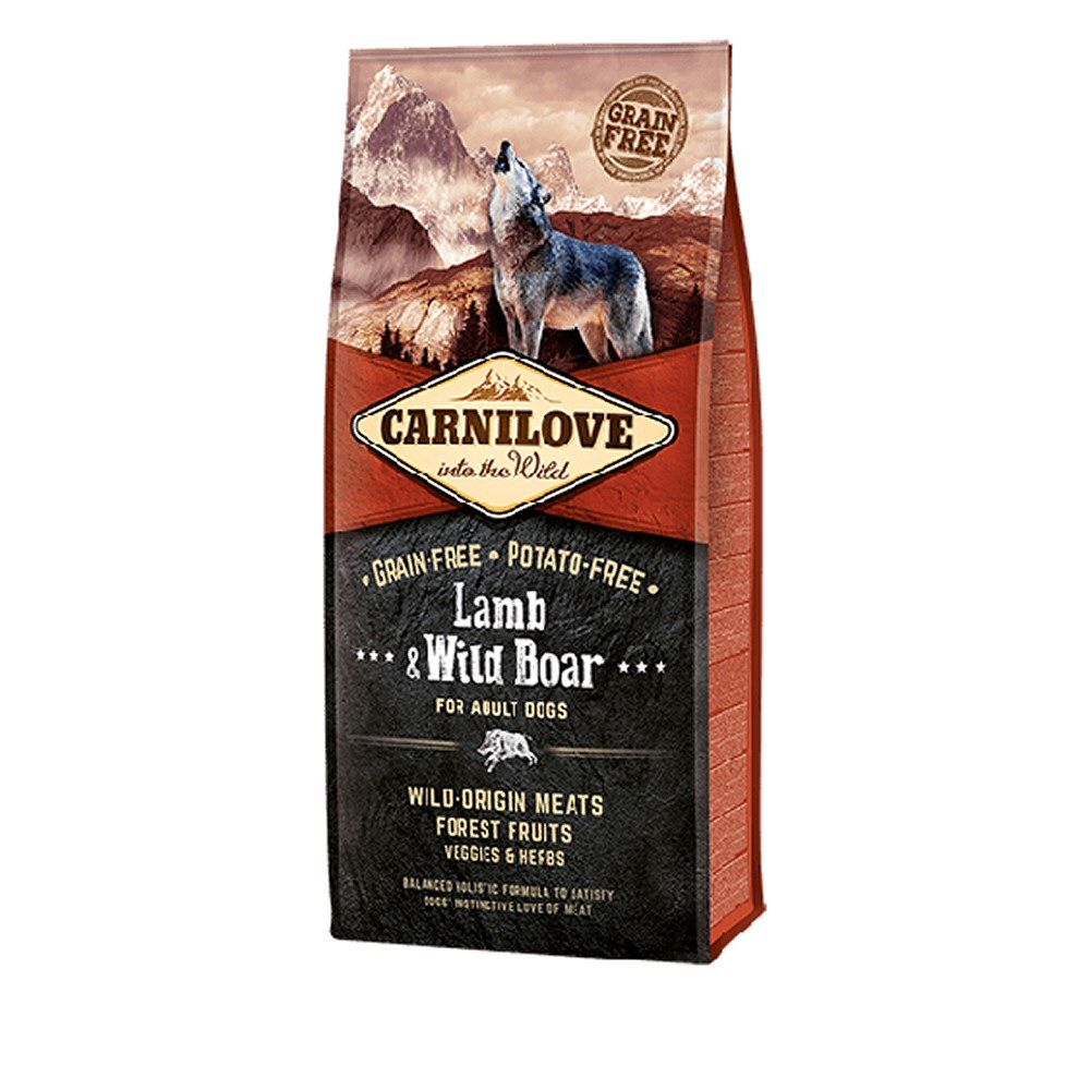 Carilove 12kg Lamb & Wild Boar Adult Dog Food