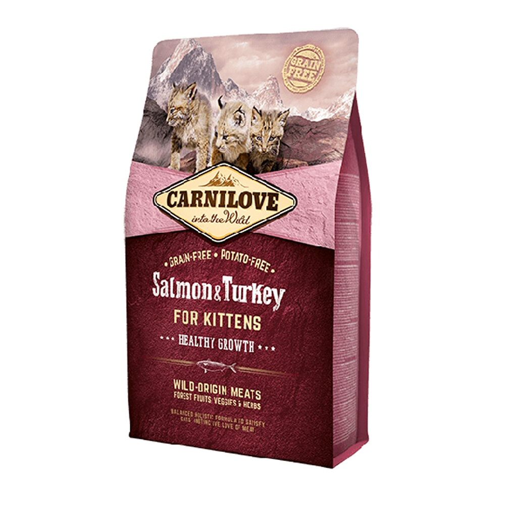 Carilove 2kg Salmon & Turkey Kitten Dry Food