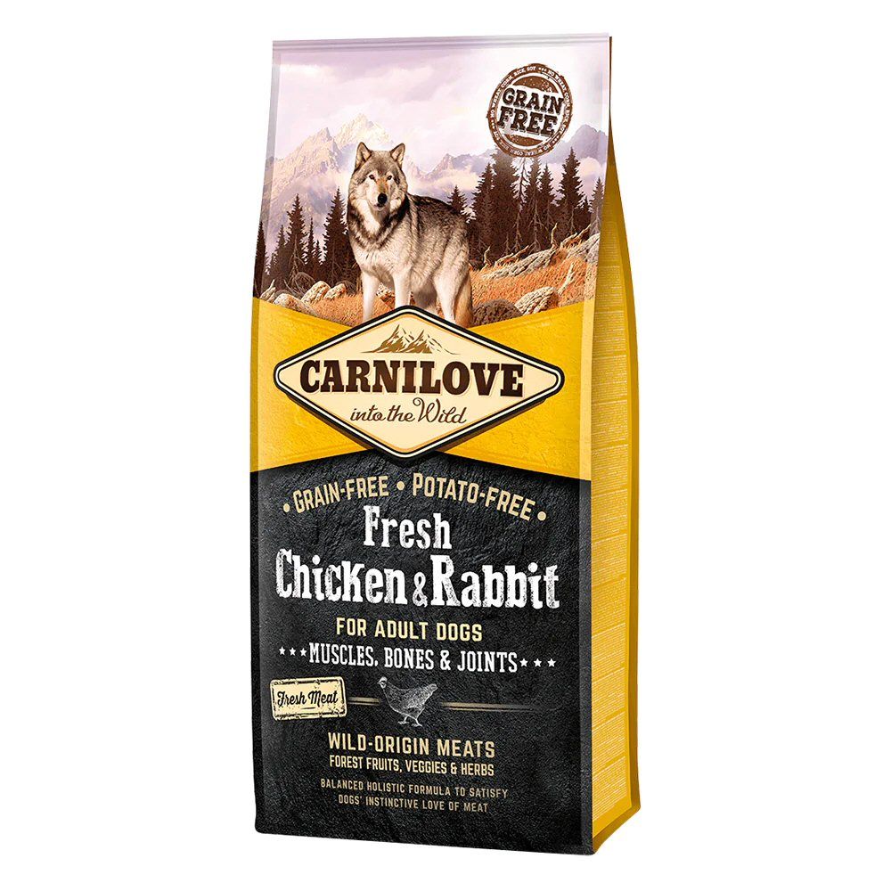 Carnilove 1.5kg Fresh Chicken & Rabbit Adult Dog Food