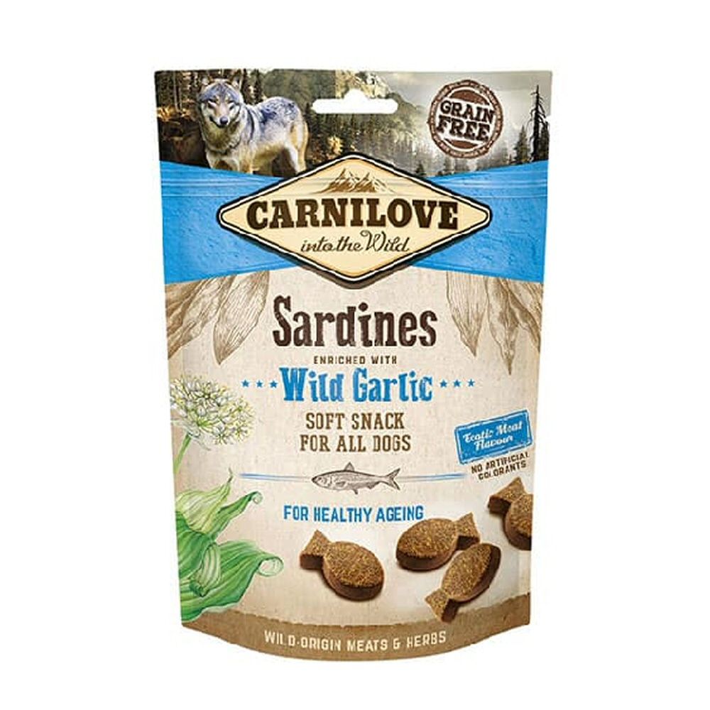 Carilove 200g Sardines With Wild Garlic Dog Treats