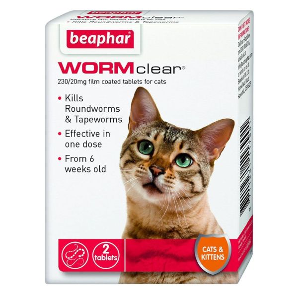 Beaphar Wormclear Tablets for Cats & Kittens