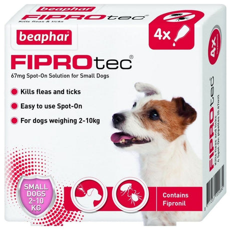 Beaphar FIPROtec Spot-On Solution for Small Dogs