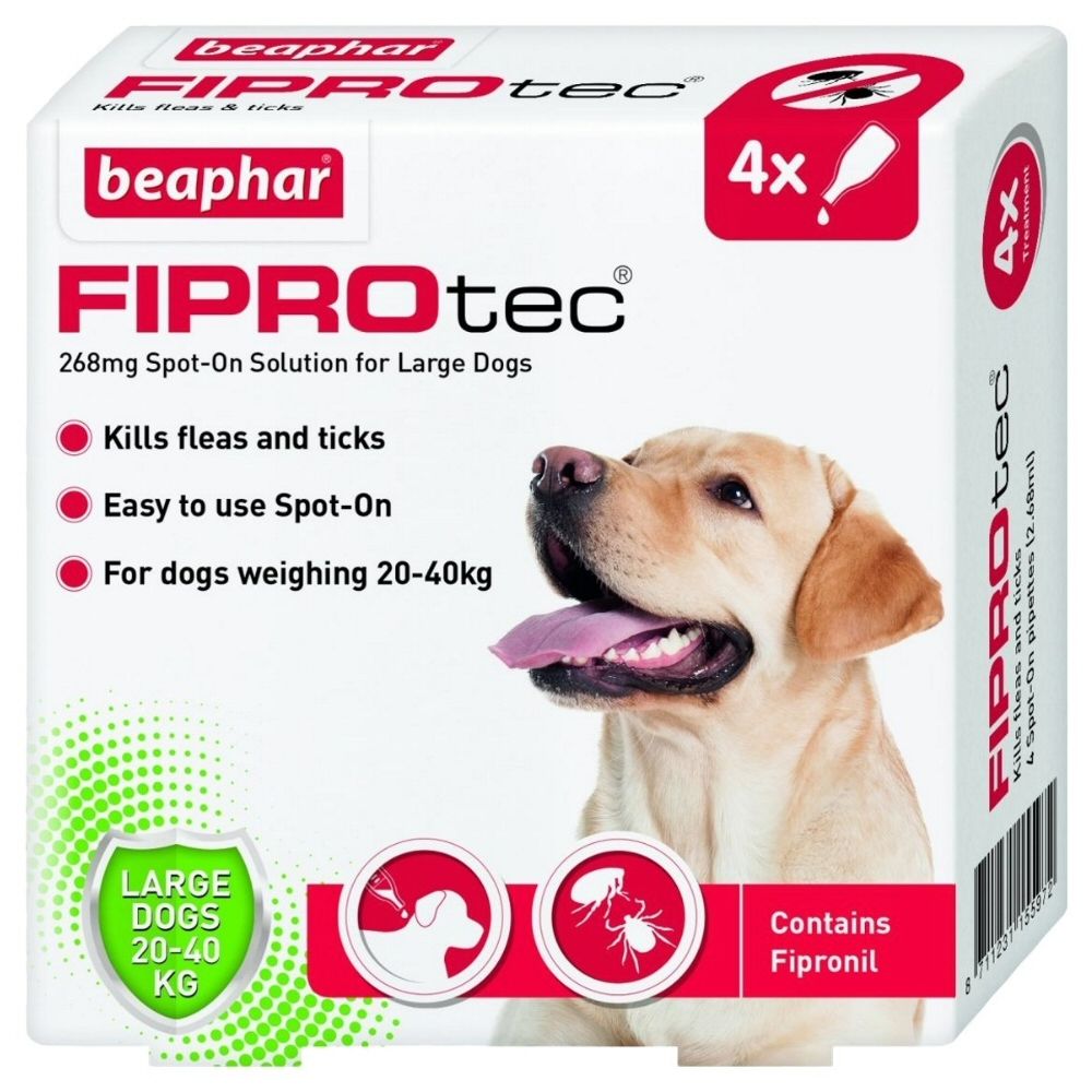 Beaphar FIPROtec Spot-On Solution for Large Dogs