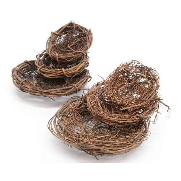 Decoris Large Rattan Bird Nest (Choice of 2 Colours) - 837155