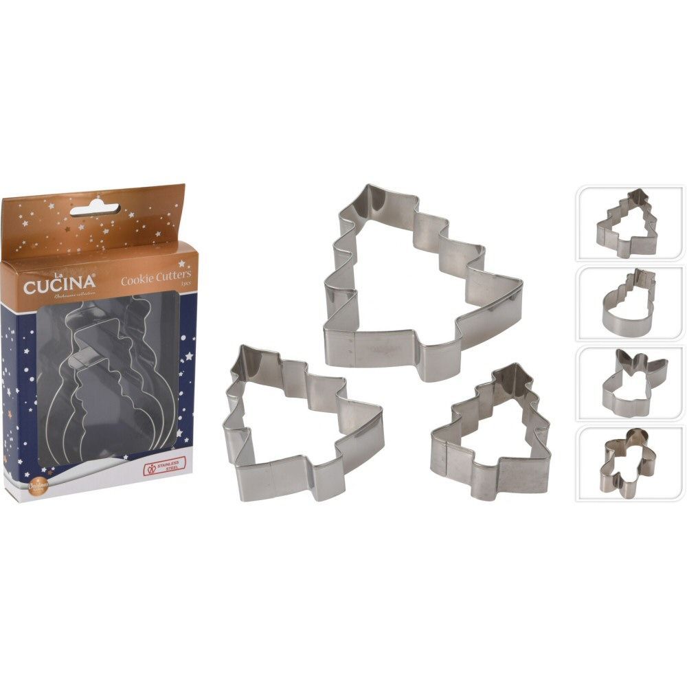 Koopman 3 Piece Set Cookie Cutters (Choice of 4)