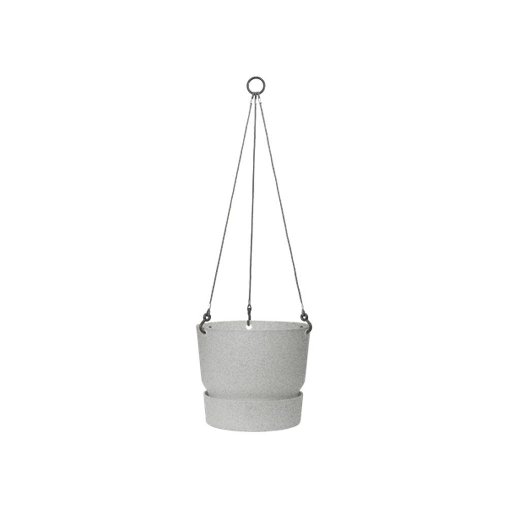 Elho 24cm Living Concrete Greenville Hanging Basket