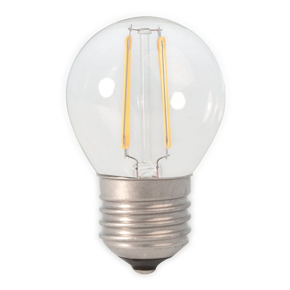 Calex E27 LED Glass Filament Ball Bulb