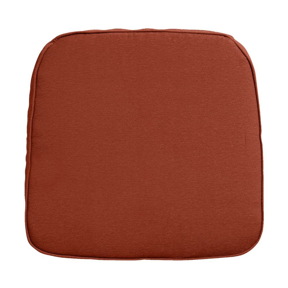 Madison 48cm Terracotta Wicker Universal Outdoor Seat Pad