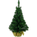 Everlands 45cm Mini Imperial Artificial Christmas Tree in Jute Bag