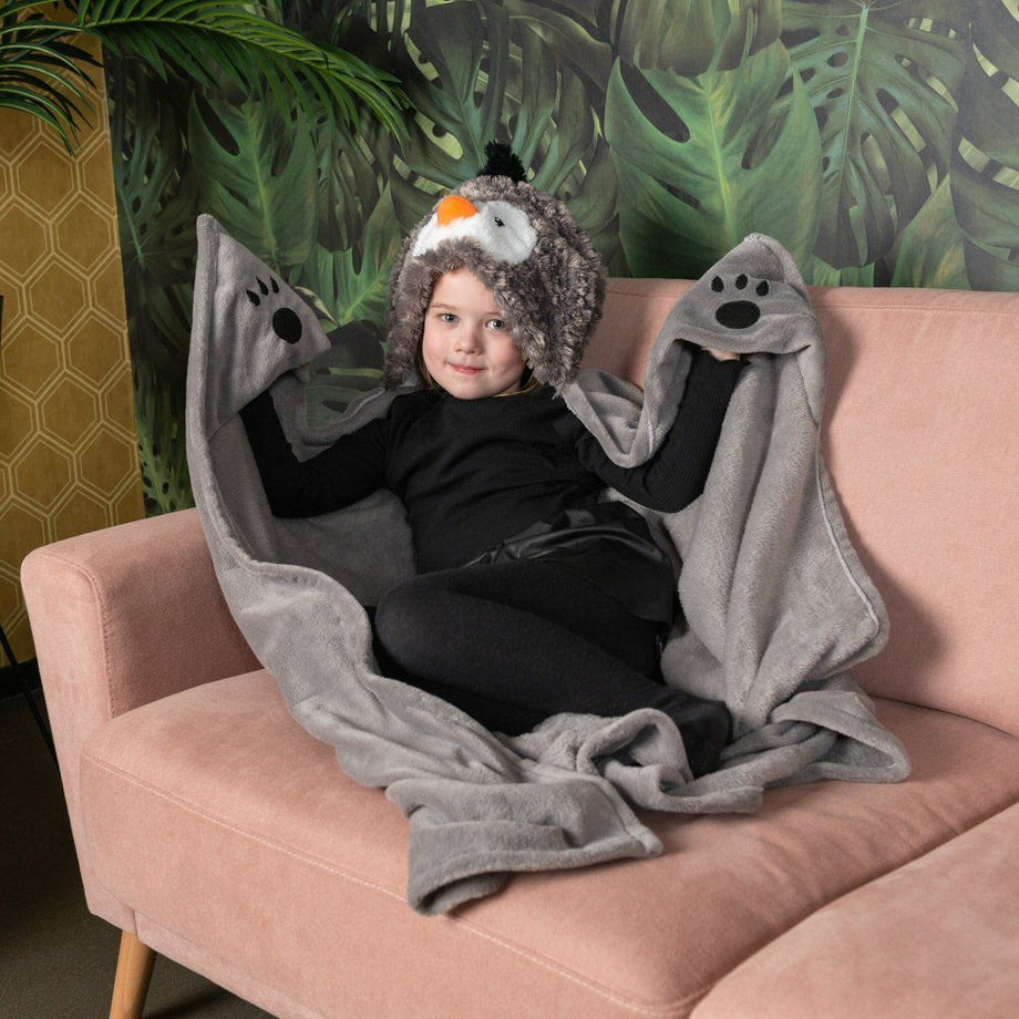 Hooded animal blanket for on sale adults