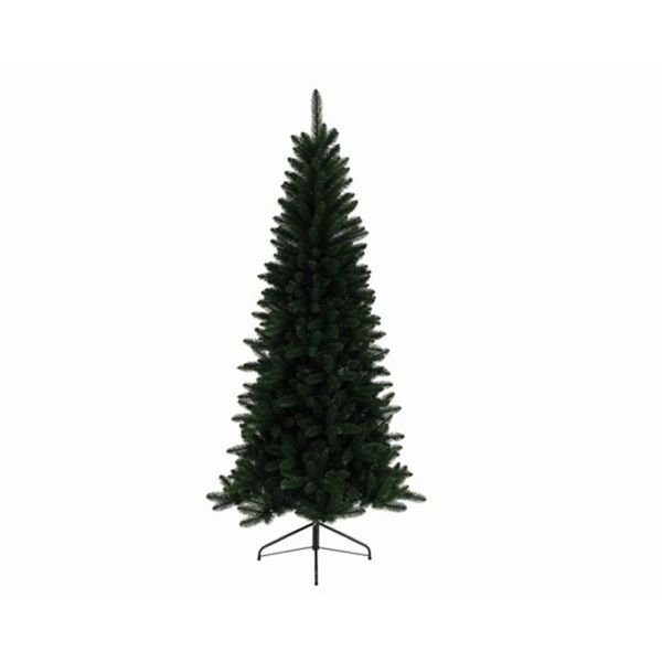 Everlands 3m (10ft) Green Slim Lodge Slim Pine Artificial Christmas Tree