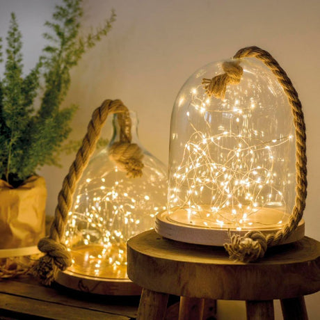Lumineo 60 Warm White Micro LED Battery String Lights (2.95m)