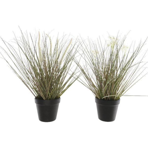 Decoris Choice of 2 Artificial Grass in Pot