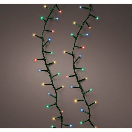 Lumineo 1000 Multi Coloured LED Compact Christmas Lights (22.5m)
