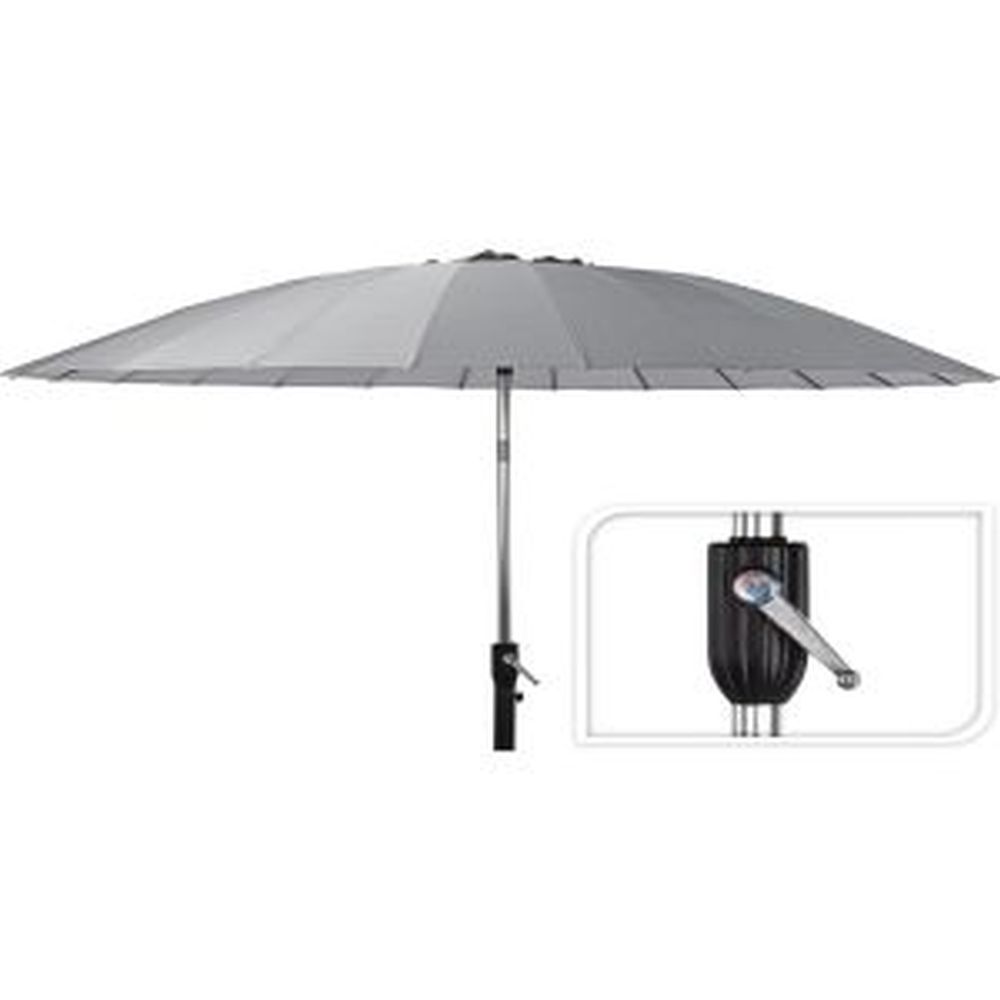 Koopman 2.7m Light Grey Shanghai Umbrella Garden Parasol