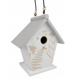 Koopman White Birdhouse with Coloured Roof (Choice of 3)
