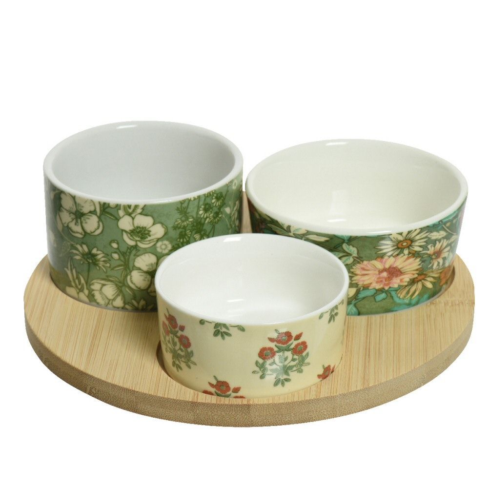 Kaemingk 18.5cm Round Porcelain Tapas Set