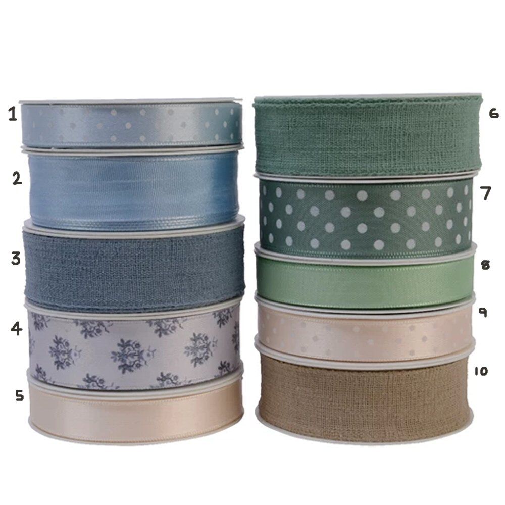 Kaemingk 400cm Polyester Ribbons (Choice of 10)