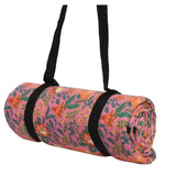 Decoris 170cm Fleece Floral Picnic Blanket (Choice of 2)
