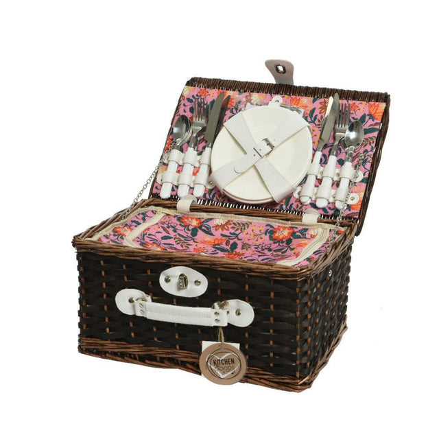 Kaemingk 40cm Wicker Basket Picnic Set
