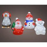 Lumineo 25cm Cool White LED Acrylic Christmas Character (Choice of 4)