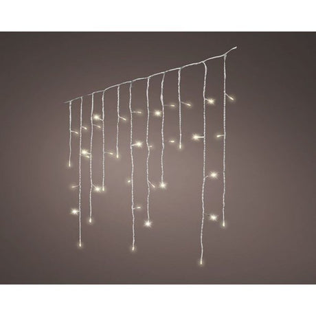 Lumineo 480 Warm White LED Snowing Effect Icicle Lights (11.8m)