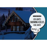 Lumineo 720 Cool White LED Snowing Effect Icicle Lights (17.8m)