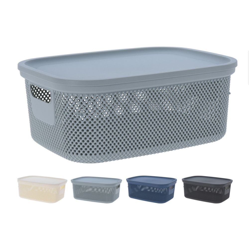 Koopman Stackable Box Koopman 12 Litre Plastic Storage Box with Lid (Choice of 4) – Old ...
