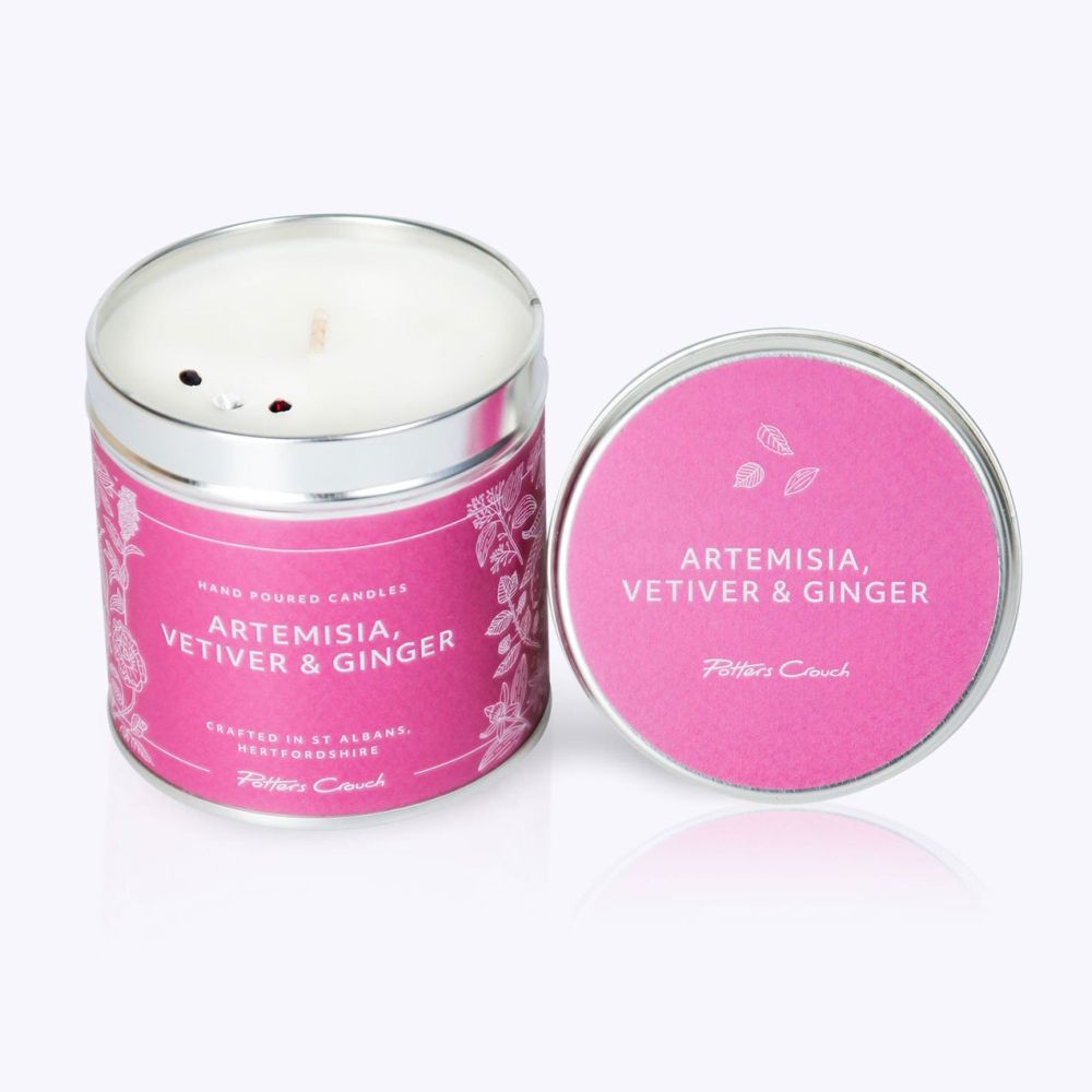 Potters Crouch Artemisia, Vetiver & Ginger Scented Candle