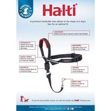 Halti Optifit Black Dog Training Headcollar
