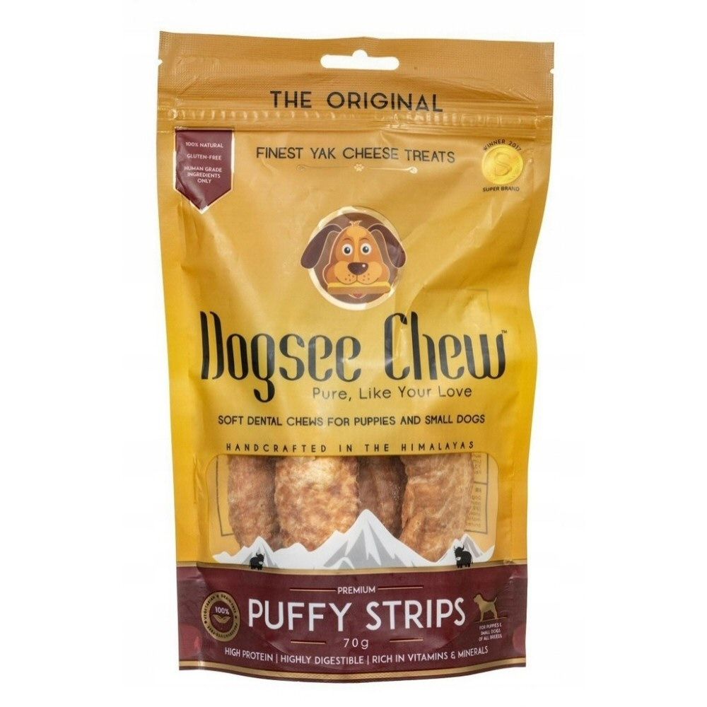 Dogsee 70g Puffy Strips Dog Treats