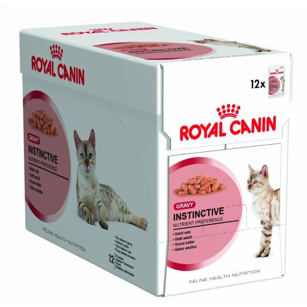 Royal Canin 12 x 85g Instinctive Complete Cat Food Pouches (in Gravy)