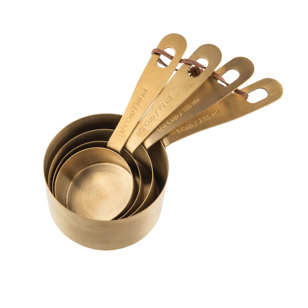 Kitchen Tintry Brass Measuring Cups