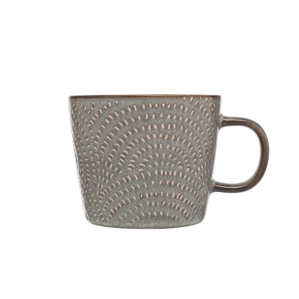 Siip 350ml Grey Mini Dots Reactive Glaze Mug