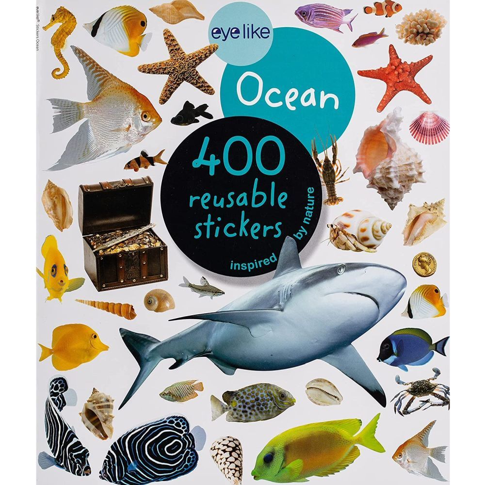 Eyelike: Oceans 400 Reusable Sticker Book