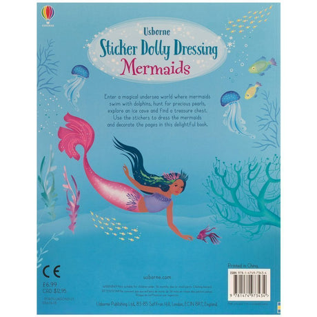 Usborne Sticker Dolly Dressing Mermaids
