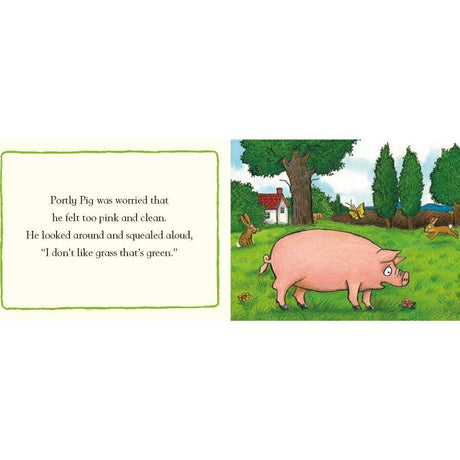 Farmyard Friends Portly Pig Children's Book by Axel Scheffler