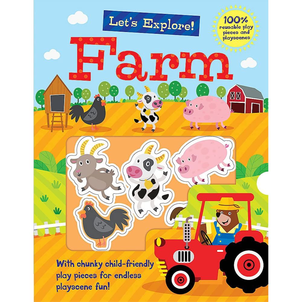 Let's Explore the Farm Playscene Book