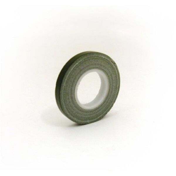 9mm x 10m Cloth Tape Green - Old Railway Line Garden Centre