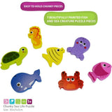 Jumini Chunky Wooden 3D Sealife Puzzle